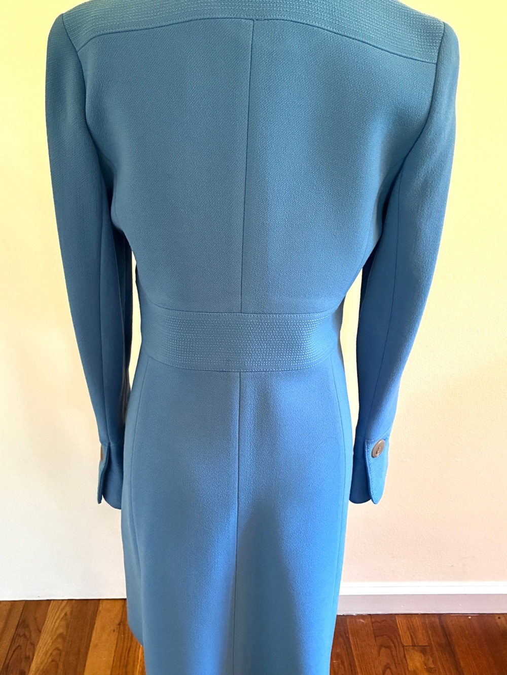 J. Crew tailored sky blue coat size 6/S - Picture 3 of 9